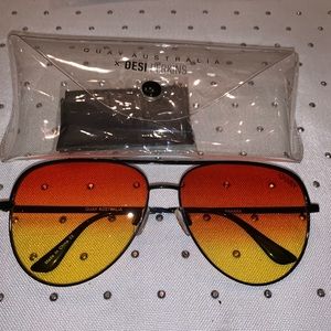 Quay Australia X Desi Perkins Sahara yellow fade